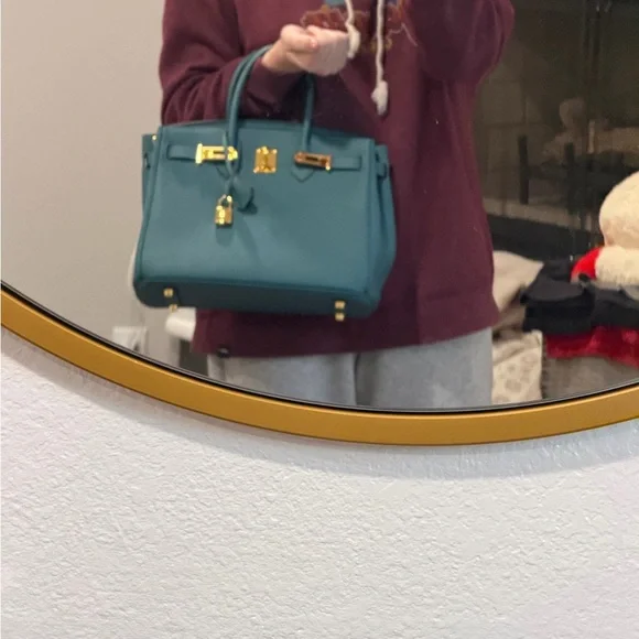 Her mes Birkin style leather bag like new Sz 30cm ❤️VDAY DEAL 1 day only❤️ - Picture 13 of 13